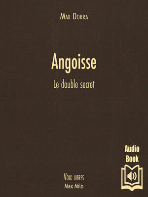 cover image of Angoisse